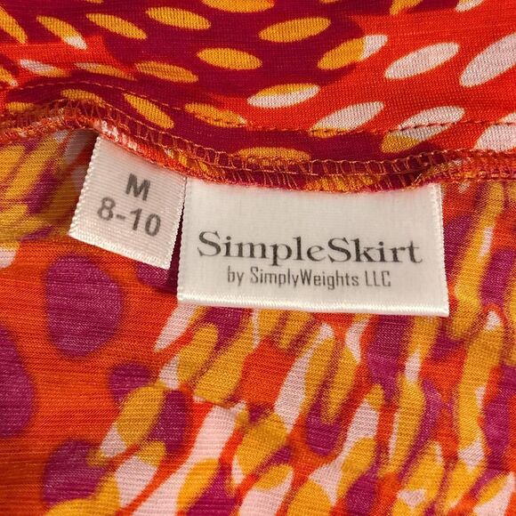 vintage pattern midi skirt - Picture 3 of 3